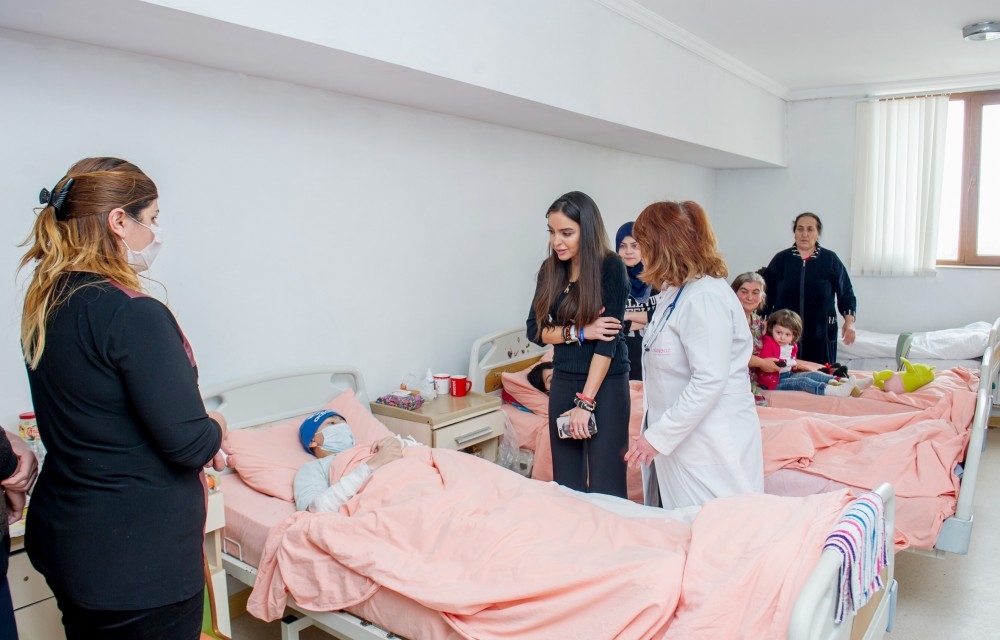 Heydər Əliyev Fondunun vitse-prezidenti Hematologiya və Transfuziologiya İnstitutunda olub