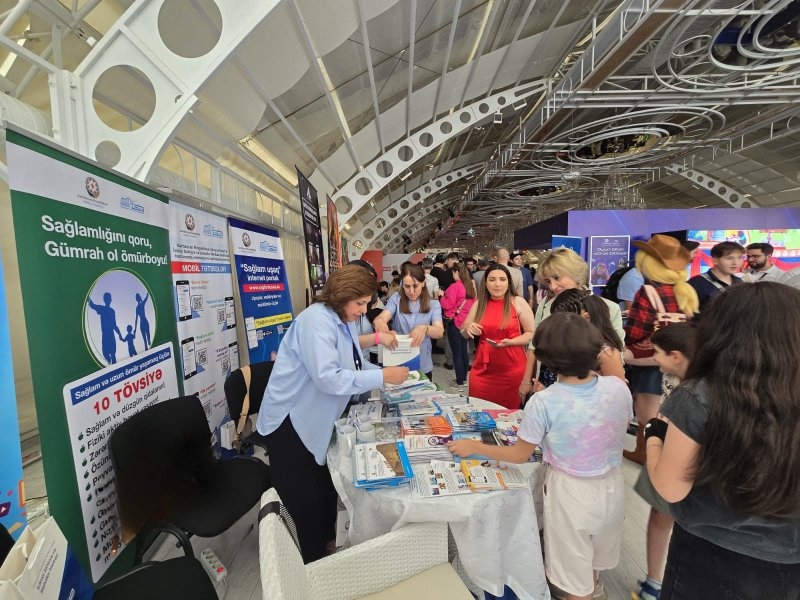 İctimai Səhiyyə və İslahatlar Mərkəzi festivalda iştirak edib