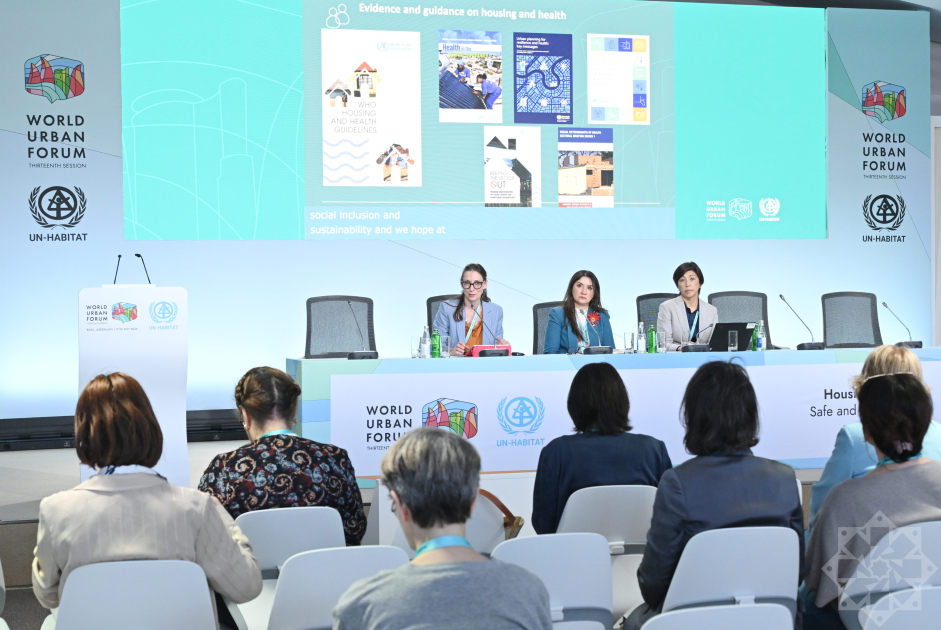 WUF13-də mənzil və səhiyyə məsələlərinə dair dialoq təşkil edilib