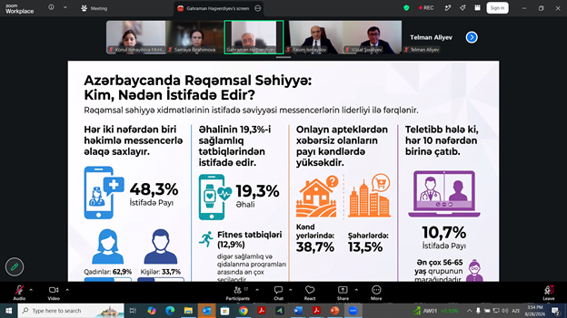 “Səhiyyə sistemi” işçi qrupunun növbəti iclası keçirilib